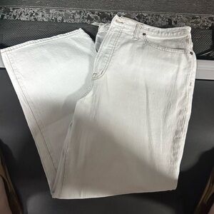 NWT Madewell The Perfect Vintage Wide Leg Crop Jeans